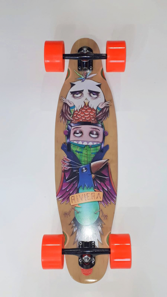 Riviera Sandor Longboard Complete Orangatang 4 president